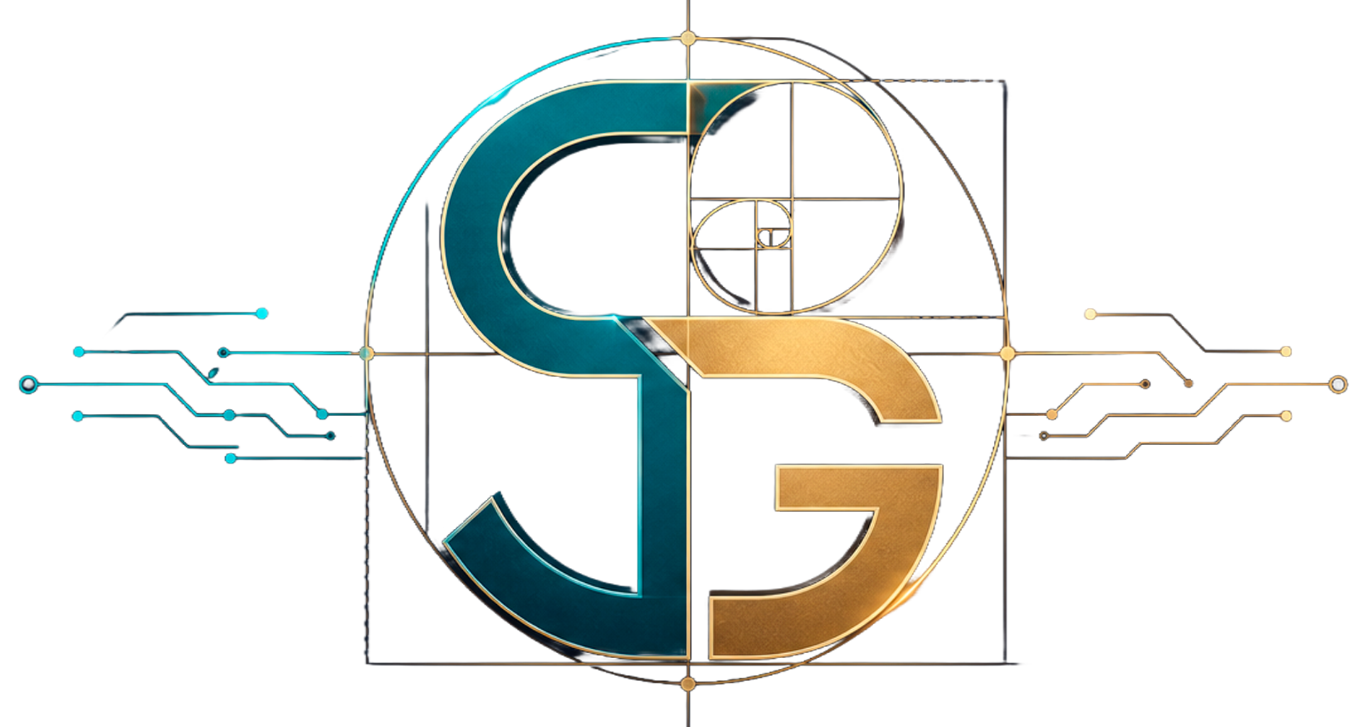 Logotipo monograma SG de Sergio G Silva